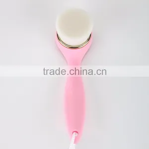 2016 New Arrivals New Long Handle Manual Soft Facial Deep Cleansing Brush Cleanser Brtush With Sling thumbnail-4