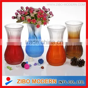 Tall Frosted Glass Vase Glassware thumbnail-1