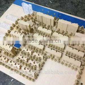 2016 New Product Urban Planning Miniature House Wood Block Model thumbnail-1