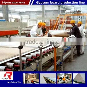 China Top Manufacturer Gypsum Board Machine( Hot Air,hot Oil)/automatic New Technology Gypsum Board Making Machine thumbnail-1