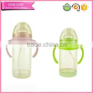 High Quality Wide Neck Natural Flow PPSU Nursing Bottle BPA Free in Bulk thumbnail-1