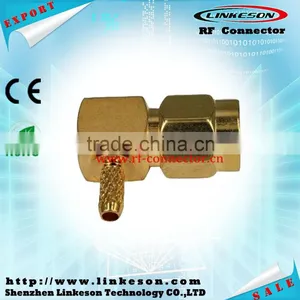 SMA Male Right Angle Gold Connector for RG58 thumbnail-4