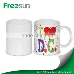 11oz Sublimation White Ceramic Mugs Blanks For Heat Transfer Printing Made In China thumbnail-1