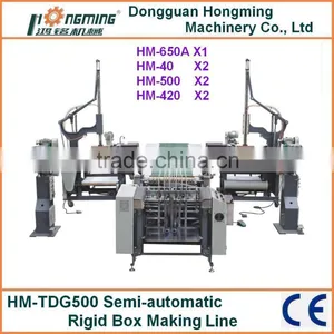 HM-TDG500 Semi-automatic Set-up Box Making Line thumbnail-1