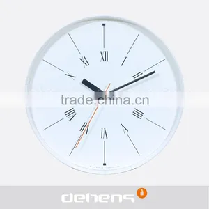 12 Inch White Vaulted Glass Clock for Promoption thumbnail-1