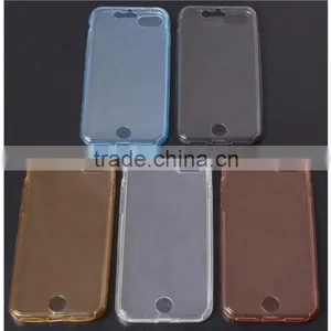 360 Degree TPU Full Protective Cover Clear Transparent Bumper Case for Apple Iphone 7 7 Plus 6 6s Plus for Samsung Note 7 thumbnail-6