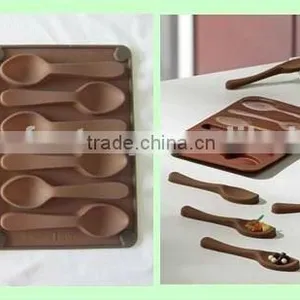 2016 New Design Silicone Spoon Chocolate Mould thumbnail-1