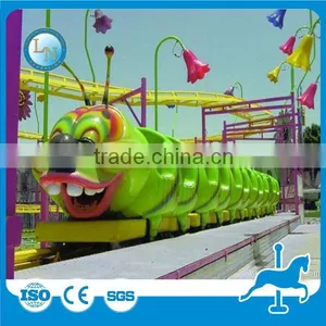 Outdoor Play Equipment Mini Roller Coaster Wacky Worm Train for Sale thumbnail-4