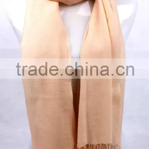 Solid Wool Pashmina Shawls thumbnail-1