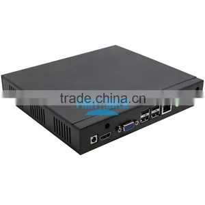 4G RAM 512G SSD Mini Desktop PC Case With Fan 1.7Ghz CPU RJ45 HD VGA COM Wifi Support thumbnail-4