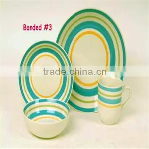 16pcs Stoneware Dinnerware Set,china Supplier,cheap Kitchenwares Popular Stoneware Tableware thumbnail-1