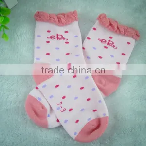 Factory Custom High Quality Women Socks,dotted Pink Color Style Fashion Trend Tight Ankle Socks thumbnail-4
