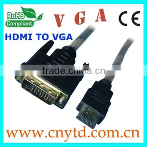 Video Cable DVI Female to VGA Male Cable thumbnail-1