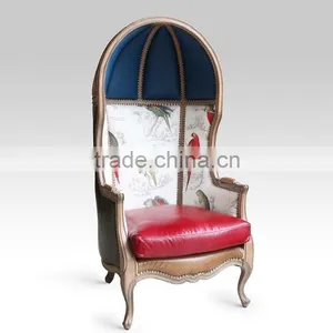 Luxury Wooden High Bird Nest Sofa Chair in Foshan thumbnail-2
