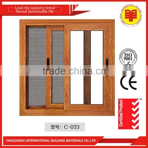 Style Aluminum Double Layer Glass Sliding Window Models for Bedroom thumbnail-1