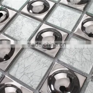 SMG04 Silver Flexible Mosaic Decorative Brick Ceramic Tiles for Living Room Wall thumbnail-5