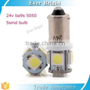 Super Bright 24v Ba9s 2-B 257 5050 5SMD Car LED License Plate Lights Map Dome Light thumbnail-1