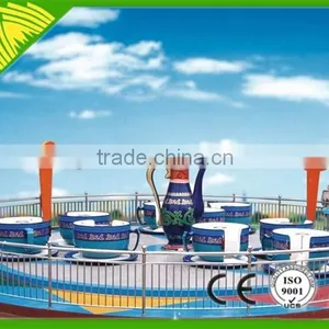 Rotating Coffee Cup Ride for Amusement Kids Ride Tea Cup thumbnail-4