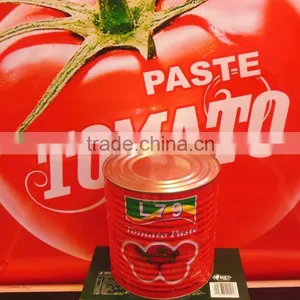 High Quality Competitive Price Manufacture China Factory Canned Tomato Paste Brix 28-30% 3000g thumbnail-1