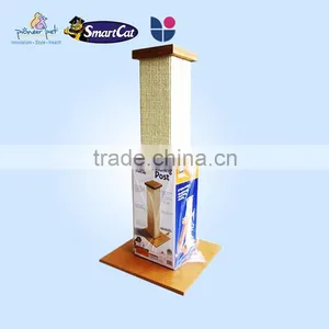 Best Selling Pet Products Wooden Cat Toy Cat Scratching Post thumbnail-1