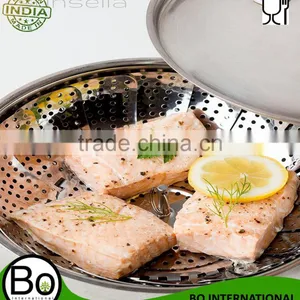 Best Cookware Stainless Vegetable Steamer, 5.3" to 9.3" thumbnail-3