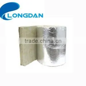 High Quality Cheaper Thermal Insulation Fire-proof Rock Wool Roll Oven With Glass Tissue Cloth thumbnail-2
