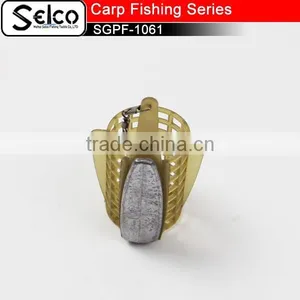 Plastic Mesh Fishing Cage Feeder With Terminal Swivel Snap thumbnail-5