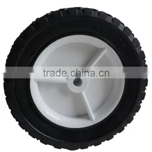 10" Rubber Wheel for Lawn Mowers/ Hand Trucks/and Yard Tractors/Semi Pneumatic thumbnail-4