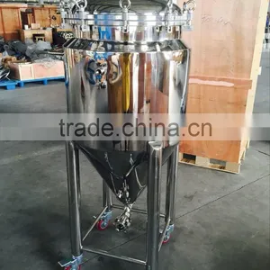 120L Stainless Steel Jacket Conical Beer Fermenter thumbnail-1