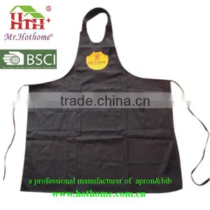 Hot Wholesale Super Good Quality Black Kitchen Cooking Embroidered Bib Apron thumbnail-2