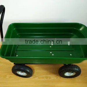 Garden Poly Dump Cart Wagon Wheelbarrow Yard Barrow thumbnail-4