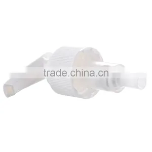 High Quality White Screw Down Ribbed pp Lotion Pump thumbnail-6