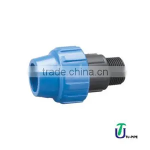 PP Male Adaptor DIN 8076 / ISO 14236 (Spanish Style) thumbnail-1