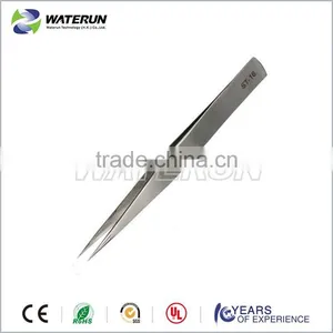125mm Vetus ST-16 Stainless Steel Point Straight Tweezers thumbnail-1