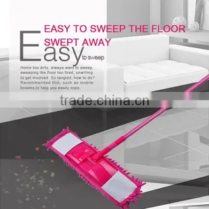 GW3 High Quality 2016 Hot Sale Microfiber Cleaning Mop Chenille Floor Mop With Extendable Handle 120CM thumbnail-1