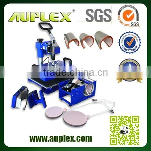 Flatbed Garment Printer Combo Heat Press Machine /t-shirt Printing Machine for Sale on thumbnail-1