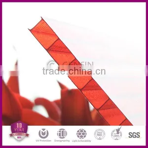 High Quality 2100*5800mm Hollow 8mm Polycarbonate Sheet thumbnail-2