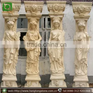 Four Season Gods Figure Gate Pillar Design thumbnail-1