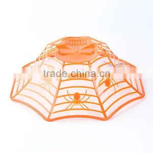 Plastic Halloween Spider Web Basket Fruit Basket thumbnail-1