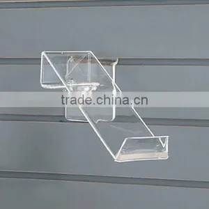 SDPS35 Acrylic Single Shoe Shelf for Slatwall thumbnail-1