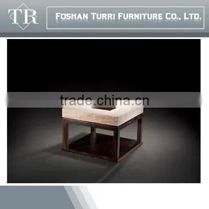 Luxury Fashionable Side Table With Natural Travertine Top thumbnail-3