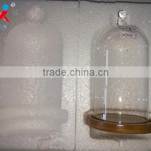Wholesale A Bear Sticking On Dome Glass With Bamboo Bottom thumbnail-2