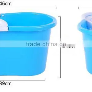 Cheapest Good Quality 360 Magic Rotate Spin Mop Bucket 2 Heads As Seen on TV thumbnail-2