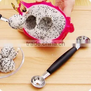Cheap Stainless Steel Fruit Scoop Melon Baller Set Kitchen Tools Fruit Tool Wholesale thumbnail-1