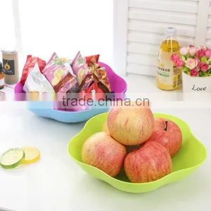 Wholesale Colorful Plastic Fruit Tray Fruit Bowl Snack Tray Nut Bowl Candy Tray thumbnail-2