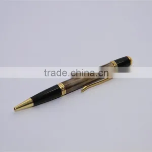 Ballpoint Pen Buffalo Horn and Brass thumbnail-1