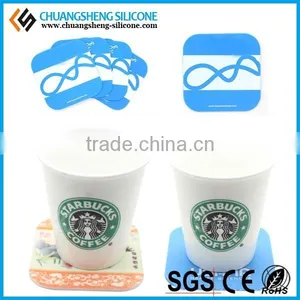 Silicone Anti-hot Cup Mat, Tea Glass Pad, Table Decorate Cup Pad thumbnail-2
