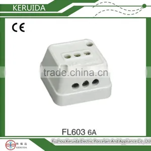 10A Electric Porcelain Socket and Plug Porcelain Outlet thumbnail-1