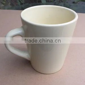 V Shape Funnel Stoneware Tea Coffee Mug thumbnail-5