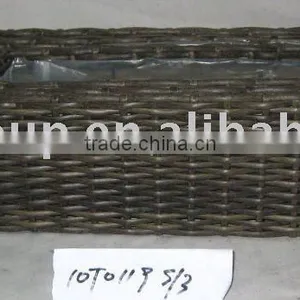 Plastic Rattan Baskets thumbnail-1